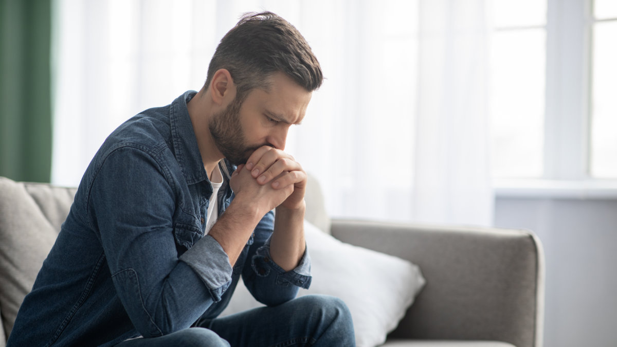 Patient feeling anxious prior to sedation dentistry visit